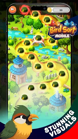 Bird Sort Mobile Screenshot 1