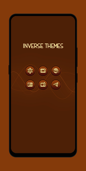 Citrine Brown - Gold Icons Screenshot 3
