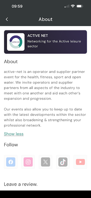 active-net: Networking Events Screenshot 3
