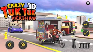 Tuk Tuk Auto Rickshaw Game 3d Screenshot 1