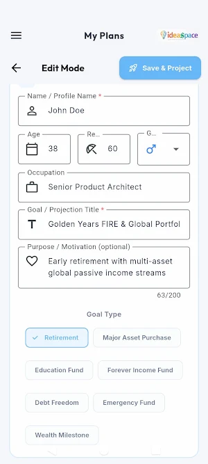Wealth Projector Screenshot 3