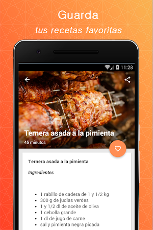 Recetas de cocina casera Screenshot 2