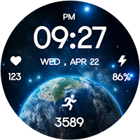Earth & Space Watch Face
