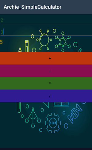 Archie_SimpleCalculator Screenshot 2