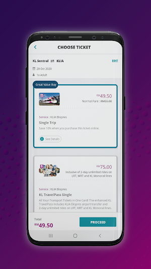 KLIA Ekspres Screenshot 2