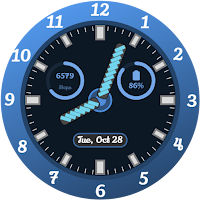 Aqua Moon Watch Face