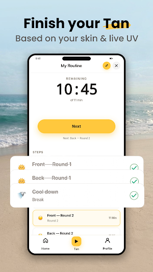 Sunly: UV & Tanning Plan Screenshot 3