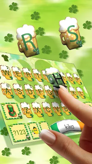 Lucky St Patrick Keyboard Theme Screenshot 1