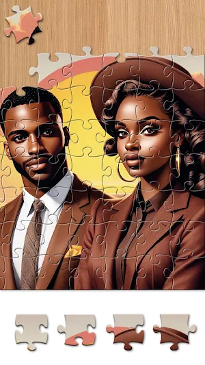 Black Jigsaw - Jigsaw Puzzles Screenshot 1