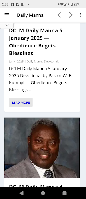 Daily Manna Devotional 2025 Screenshot 0