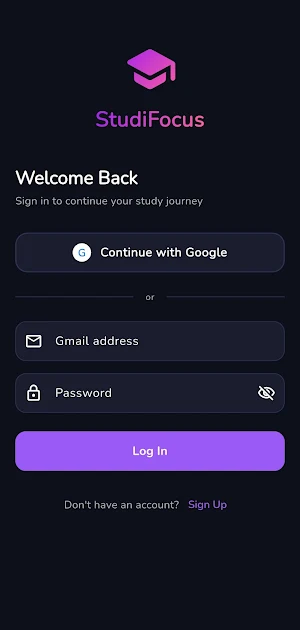 StudiFocus-Smart Study Tracker Screenshot 0