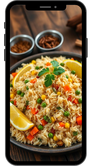 Rice Dishes Wallpaper Screenshot 3
