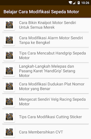Belajar Cara Modifikasi Sepeda Motor Screenshot 0
