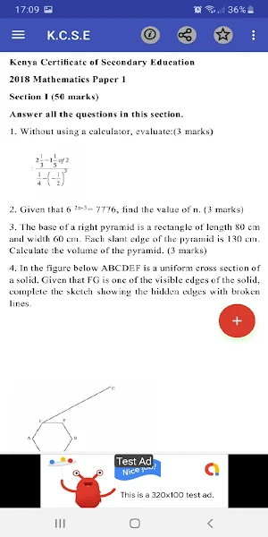 Kcse 2018: past papers and marking schemes. Screenshot 1