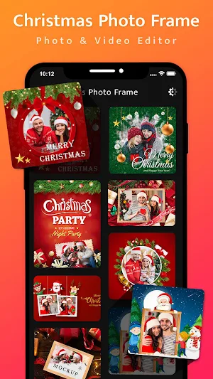 Christmas Photo Frame - Christmas Video Maker Screenshot 0
