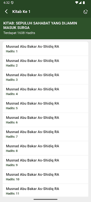 Hadits Musnad Ahmad Screenshot 1