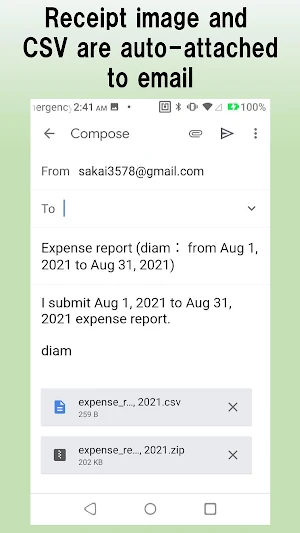 ExpenseRZ Screenshot 2