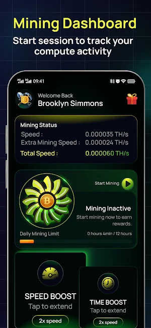 Giga Miner – BTC Cloud Miner Screenshot 0