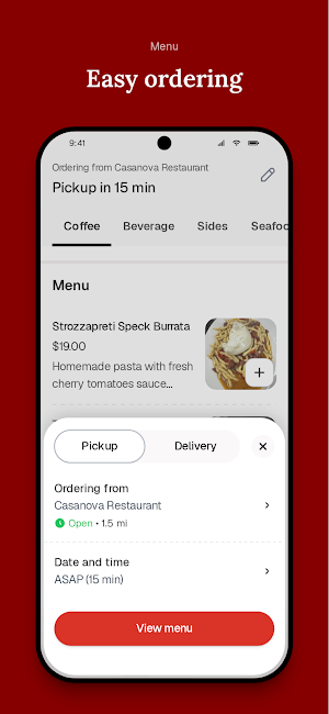 Casanova Restaurant Screenshot 2