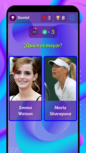 ¿Qué famoso es mayor? Screenshot 3