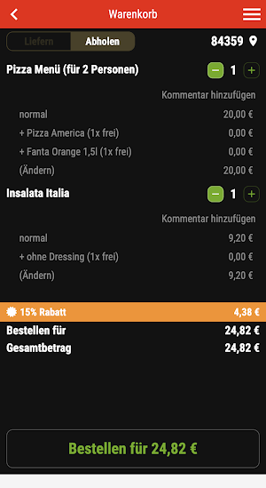 Mama Mia Lieferservice Screenshot 1