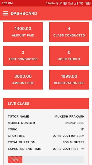 Tuition Manager - Tutor Screenshot 0