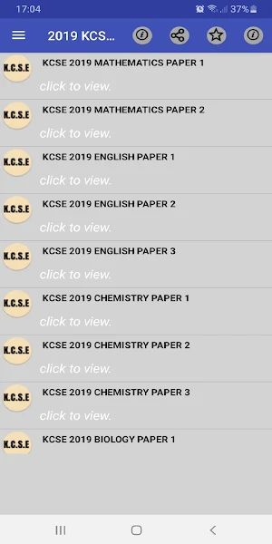 KCSE 2019 ALL PAST PAPERS, QUESTIONS + ANSWERS. Screenshot 0
