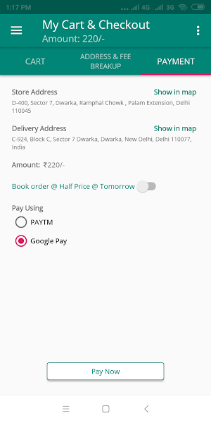 FOOD 24BY7 - Order Food Online Screenshot 3