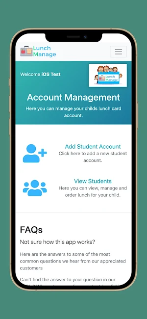 EDF LunchManage Screenshot 2
