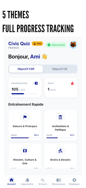French Civic Exam 2026 CivicQ Screenshot 2
