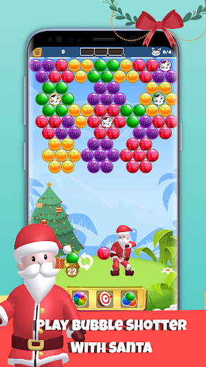 Santa Claus : Bubble Shooter Screenshot 0