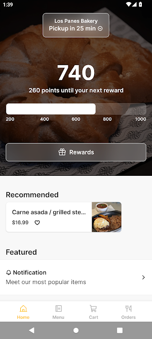 Los Panes Bakery Restaurant Screenshot 0
