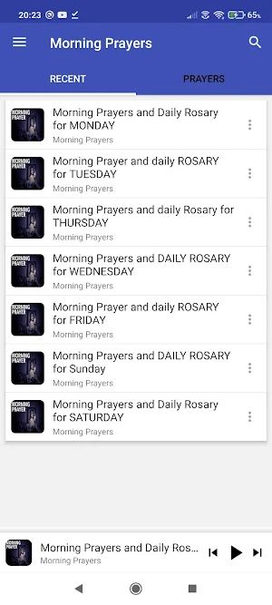 Morning Prayers & Daily Rosary Screenshot 1