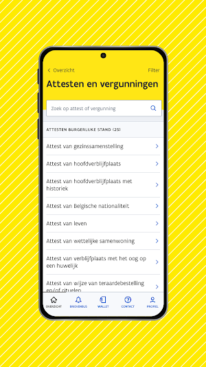 Burgerprofiel Screenshot 1