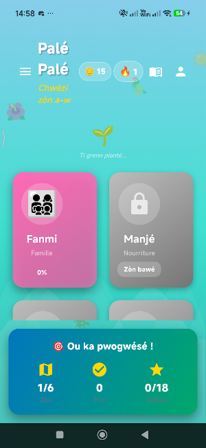 Palé Palé - Apprendre Créole Screenshot 0