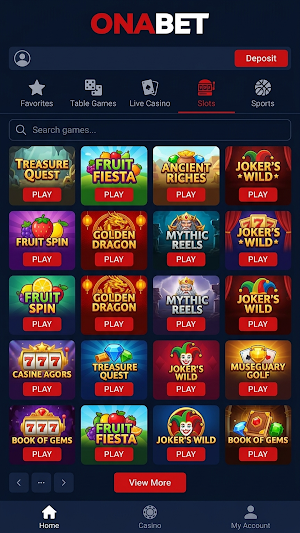 Onabet Screenshot 3