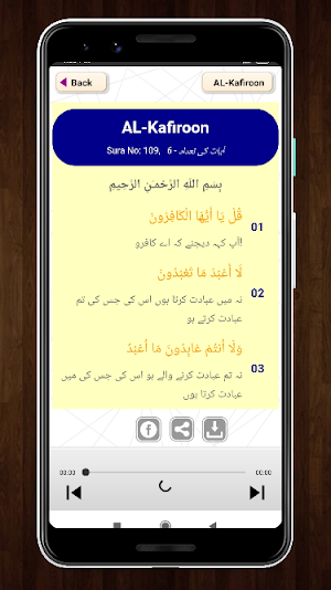 Small Surah Urdu Audio With urdu tarjuma Screenshot 3