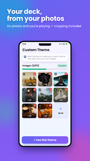 Pixmory: Photo Memory Game Screenshot 1
