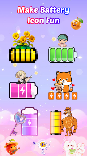 Emoji Battery Icon Status Bar Screenshot 1