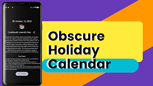 Obscure Holiday Calendar Screenshot 0