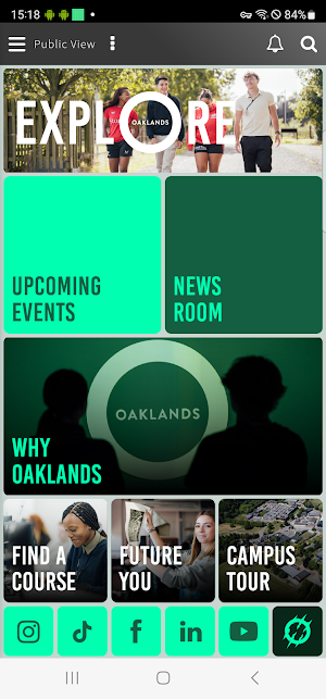 My Oaklands Screenshot 1