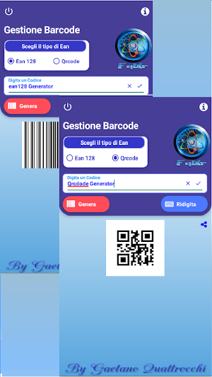 Generatore Barcode / Qrcode Screenshot 2