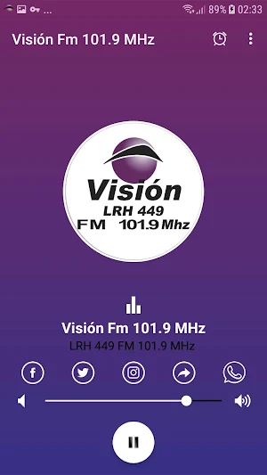 Vision Fm 101.9 Screenshot 1