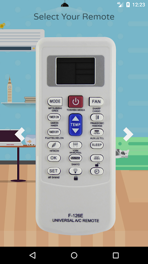 Remote Control For Mitsubishi Air Conditioner Screenshot 1