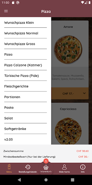 Amigo Pizza Screenshot 1