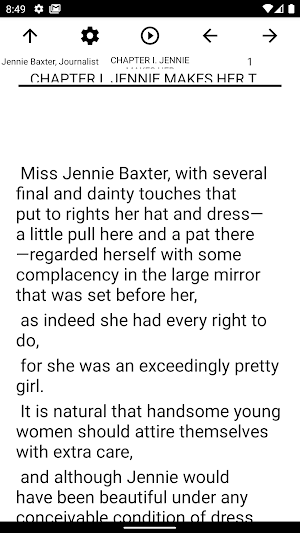 Book, Jennie Baxter, Journalis Screenshot 1