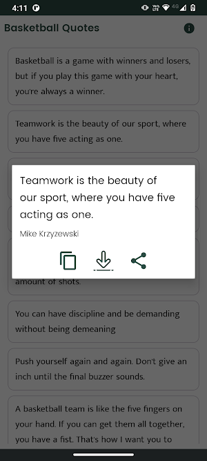 Basketball Quotes and Sayings Screenshot 1