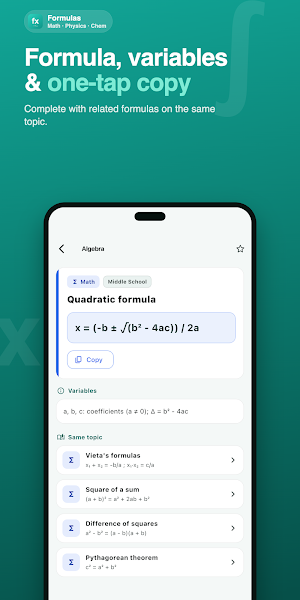 Math Physics Chemistry Formula Screenshot 2