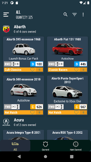 Car Tracker Forza Horizon 2 Screenshot 0