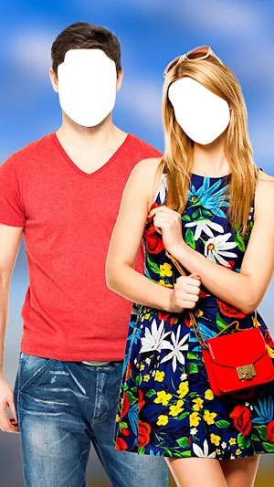 Couple photo suit style : man and woman montage Screenshot 2